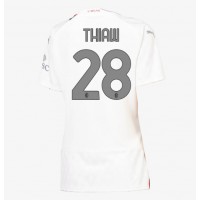 Maglie da calcio AC Milan Malick Thiaw #28 Seconda Maglia Femminile 2023-24 Manica Corta